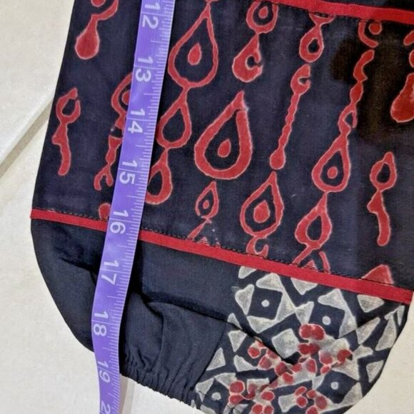 Brand new tuckernuck Sue Sartor red & black contrast print Dress - Picture 7 of 8